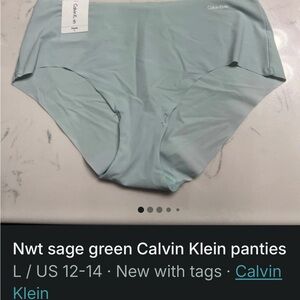 Calvin Klein Light Green woman’s Underwear